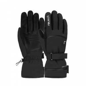 Dámske lyžiarske rukavice Reusch Alessia Gore-tex black/silver