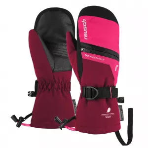 Juniorské lyžiarske rukavice Reusch Lando R-TEX XT Junior Mitten cerise/pink