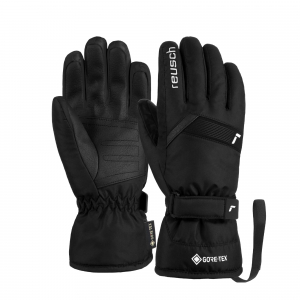 Juniorské lyžařské rukavice Reusch Flash GORE-TEX Junior black/white