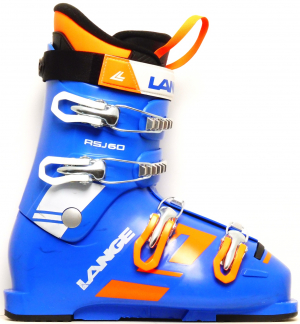 Dětské lyžařky bazar Lange RSJ 65 power blue/orange 255