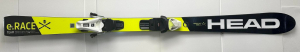 Detské lyže BAZÁR Head e.race black/yellow 130 cm