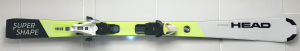Dětské lyže BAZAR Head Supershape white/yellow/black 140 cm