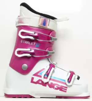 Detské lyžiarky bazár Lange Starlet 60 Star pink 230