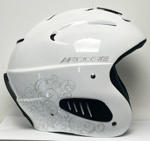 Lyžařská helma BAZAR Arcore white S/M 52-56