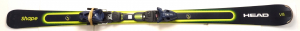 Pánske lyže BAZÁR Head Shape V-8 yellow/black 163cm