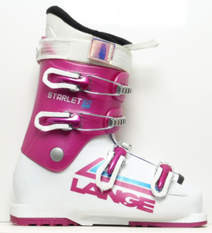 Detské lyžiarky bazár Lange Starlet 60 Star pink 235