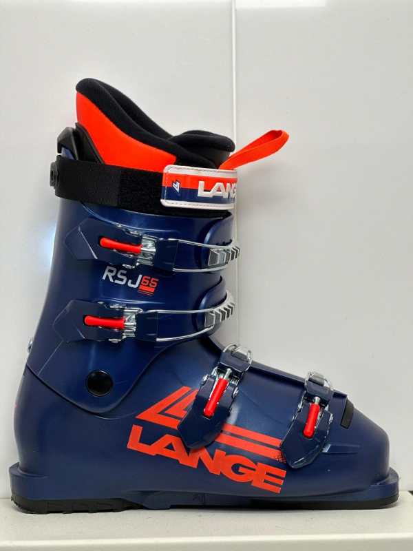 Detské lyžiarky bazár Lange RSJ 65 legend blue/orange 275
