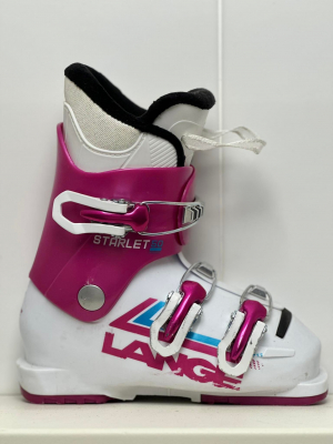 Detské lyžiarky BAZÁR Lange Starlet 50 star pink 210