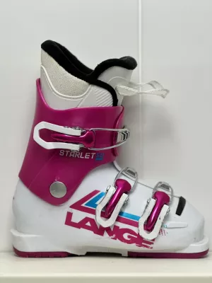 Detské lyžiarky BAZÁR Lange Starlet 50 Star pink 200