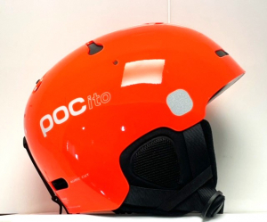 Detská lyžiarska prilba BAZÁR POCito Auric Cut Fluorescent Orange XS/S 51-54