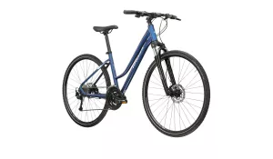 Dámský crossový bicykel Kross Evado 6.0 28” modrý