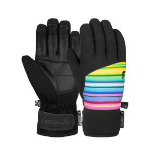 Juniorské lyžařské rukavice Reusch Beatrix R-Tex XT Junior black/multicolour