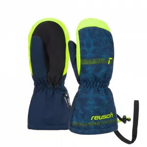 Dětské lyžařské rukavice Reusch Maxi R-TEX XT Mitten blue/yellow 