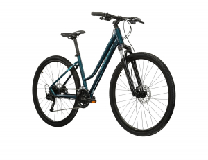 Dámsky crossový bicykel Kross Evado 5.0 28” tyrkysovo zelený