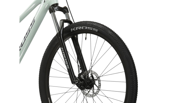 Dámsky horský bicykel Kross Lea 2.0 27,5” mätovo/fialový