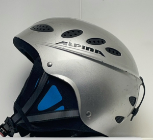 Lyžařská helma BAZAR Alpina grey 52-55
