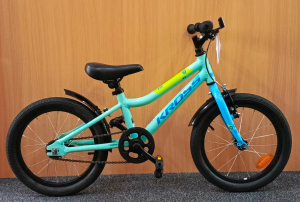 Detský bicykel BAZÁR Kross Mini 4.0. O.S. turquoise/blue/green 16”