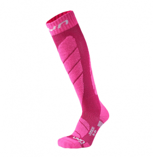 Detské lyžiarske ponožky UYN Junior Ski Socks, pink S100357 P042