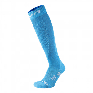 Detské lyžiarske ponožky UYN Junior Ski Socks, turquoise S100357 A287