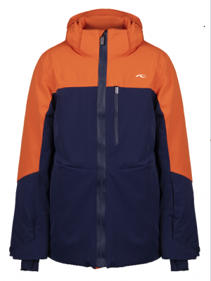 Detská lyžiarska bunda Kjus Boys Shred Jacket, Kjus Orange/Atlanta Blue 