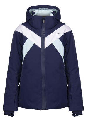 Dětská lyžařská bunda Kjus Girls Powder Jacket, Atlanta Blue/Mist