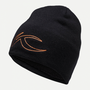 Pánska Lyžiarska čiapka KJUS Unisex Side Logo Beanie Black