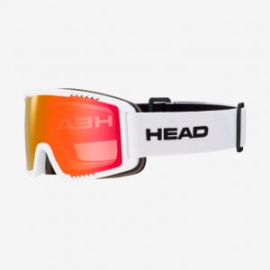Detské lyžiarske okuliare Head Contex Youth FMR red/white 395133