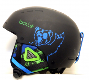 Lyžařská helma Bollé Quiz Matte Black Bear