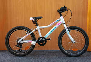 Detský dievčenský bicykel Kross Lea Mini 1.0 20” biela/modrá/ružová