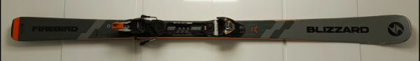 Pánske lyže BAZÁR Blizzard Firebird RTi grey/orange 165 cm