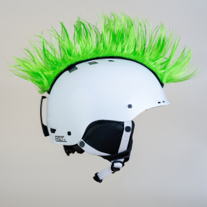 Nalepovacie uši CRAZY EARS Mohawk green