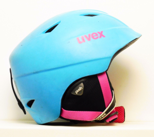 Lyžařská přilba BAZAR Uvex Airwing 2. Jr. blue/pink 52/54 cm