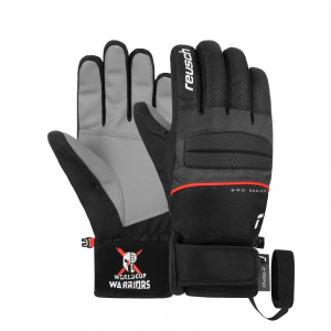 Juniorské lyžiarske rukavice Reusch Warrior R-Tex XT Junior black/red/white