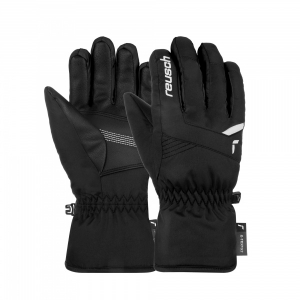 Juniorské lyžiarske rukavice Reusch Bennet R-Tex XT Junior black/white  