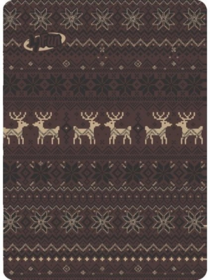 Multifunkční šátek 4FUN Scarf 8in1 Standard - Deer Brown