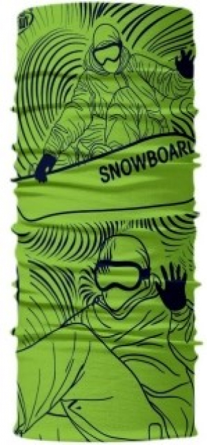 Multifunkční šátek 4FUN Scarf 8in1 FreeStyle - Green Board