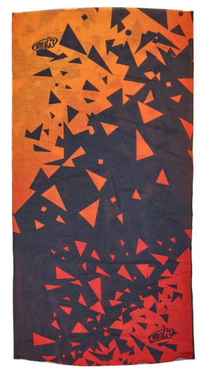 Multifunkční šátek 4FUN Scarf 8in1 Standard - Chaos Orange