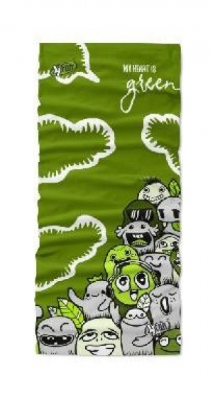 Multifunkční šátek 4FUN Scarf 8in1 Standard - Eco Worms