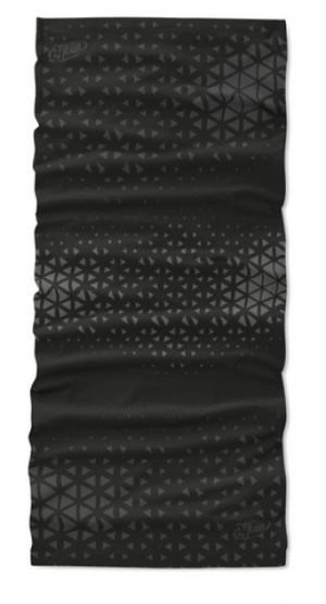 Multifunkční šátek 4FUN Scarf 8in1 Standard - Shadow Black