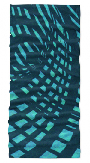 Multifunkční šátek 4FUN Scarf 8in1 Standard - Geometric Blue