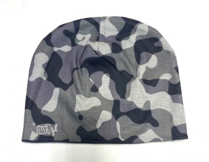 Oboustranná čepice 4FUN Double Face Cap-Camu Grey