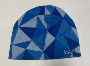 Oboustranná čepice 4FUN Double Face Cap-Mozaic Blue