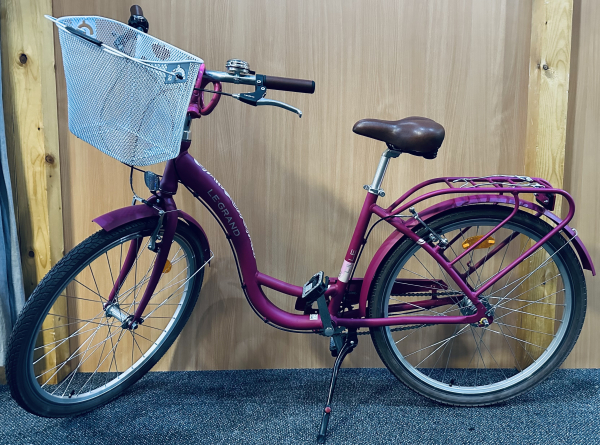 Dámsky mestský bicykel BAZÁR LeGrand 26" Lille 3.0 matný ružovo-béžový