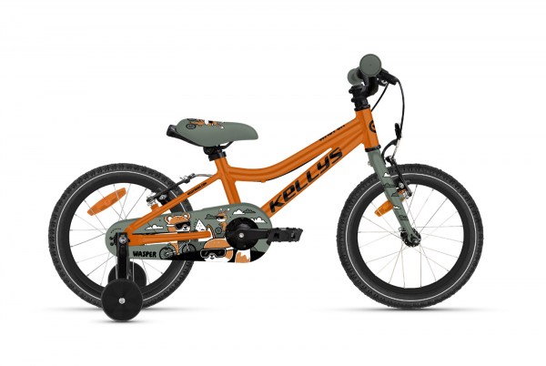 Detský chlapčenský bicykel Kellys Wasper Neo Ginger Orange 16