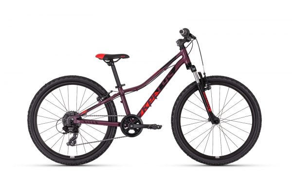Detský chlapčenský bicykel Kellys Kiter 50 Dark Plum 11 24
