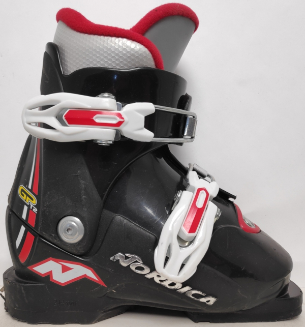 Detské lyžiarky bazár Nordica GP T2 black/red 195