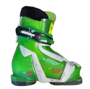 Dětské lyžařky bazar Elan EZZY green/white 185