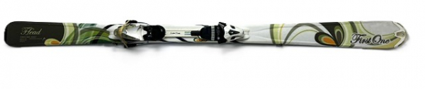 Dámske lyže BAZÁR Head First One white/green 156 cm