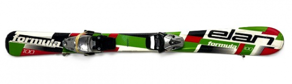Detské lyže BAZÁR Elan Formula green/white 100 cm