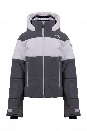 Dětská lyžařská bunda Kjus Girls Reflect Jacket Reflective/White